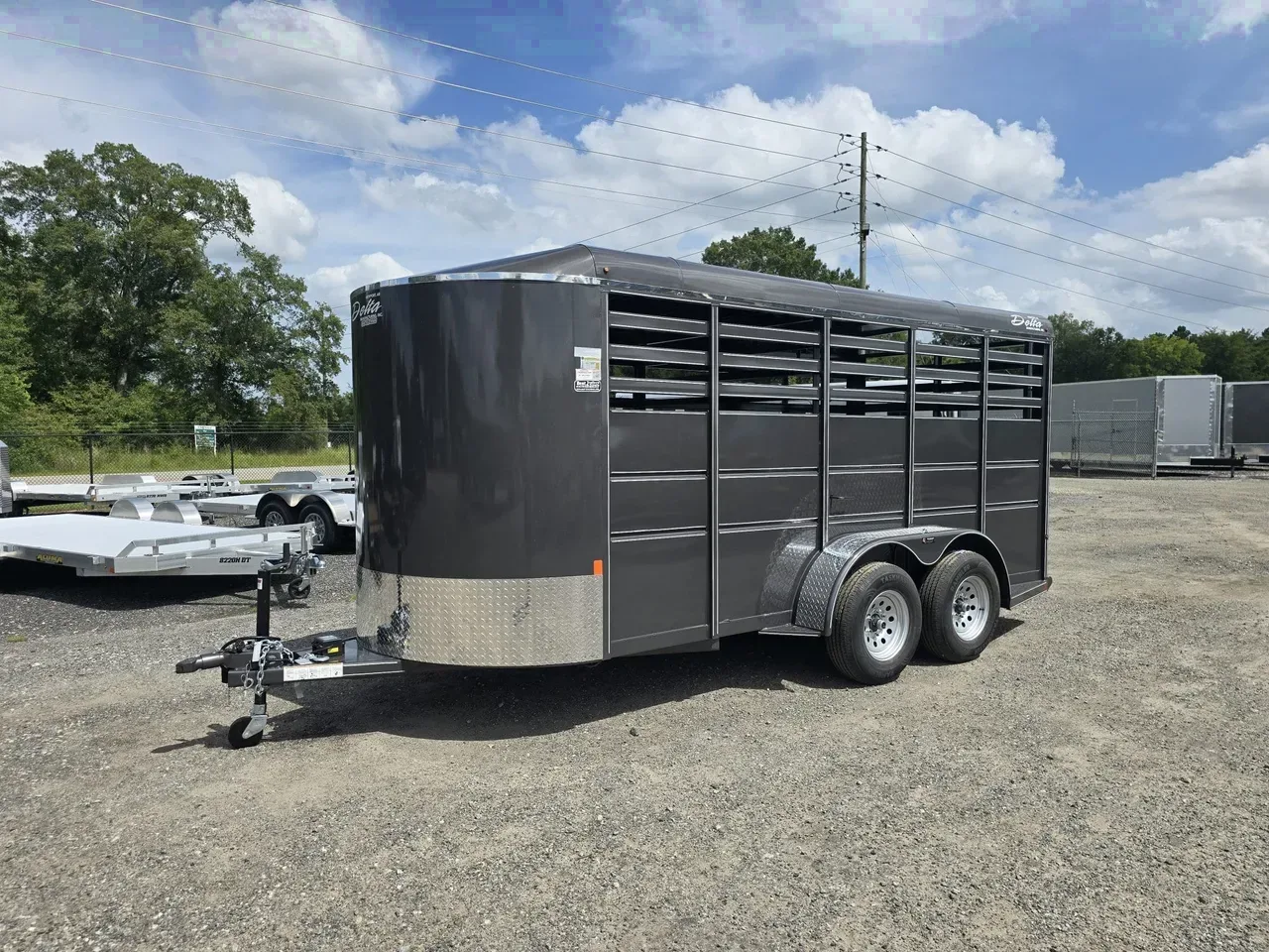 Livestock/Horse Trailer 2026 6X16 Delta Trailers AGLS616-072583 -dte616-072583 6 ft. x16 ft.