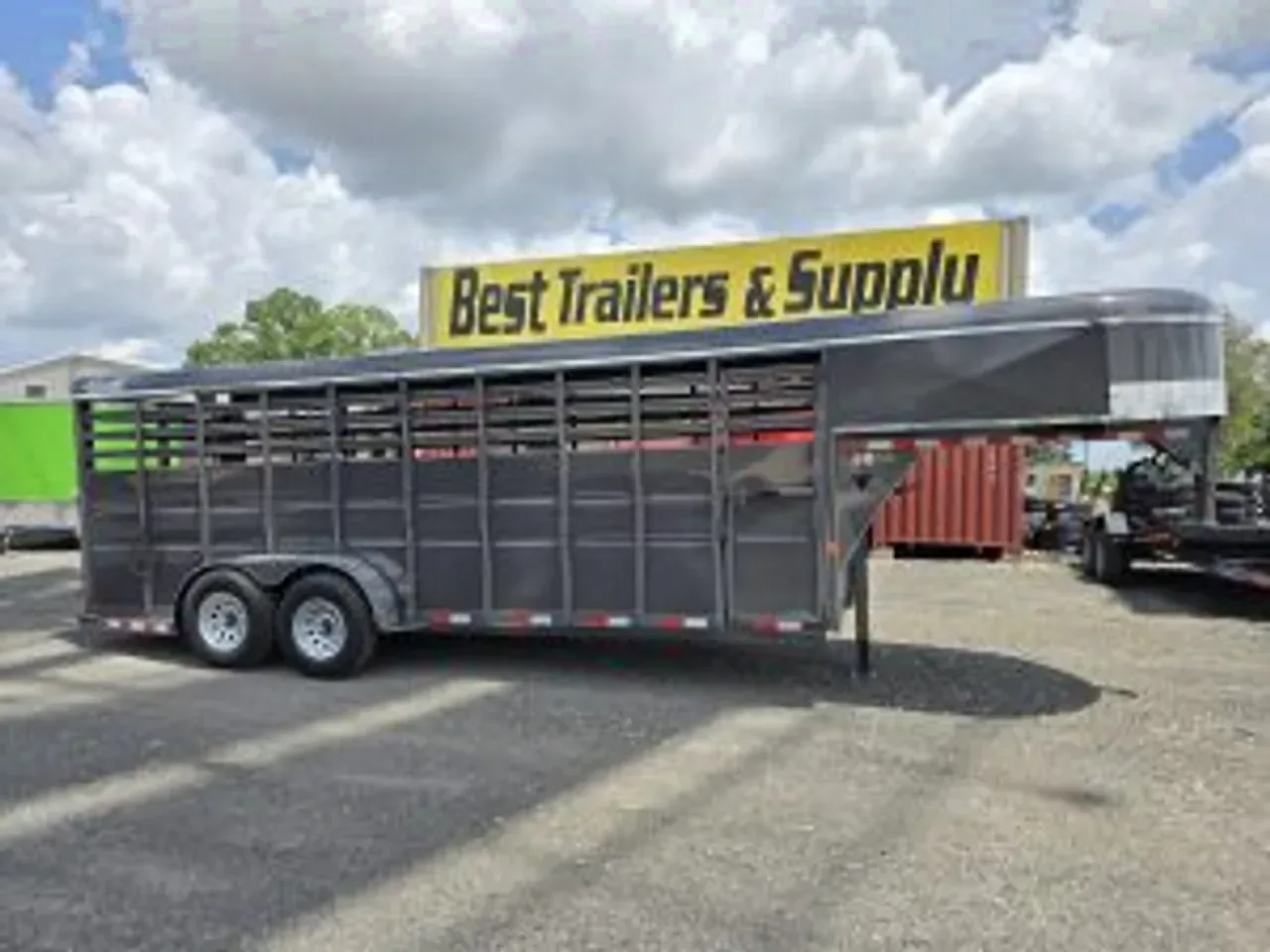 Gooseneck 2026 6X20 Delta Trailers 6×20 500 ES Gooseneck Live Stock Trailer -AGLSGN616-071318 6 ft. x20 ft.