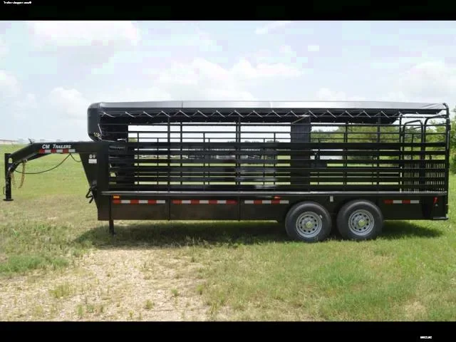 20ft GN Cattle Trailer w/Electric Brakes