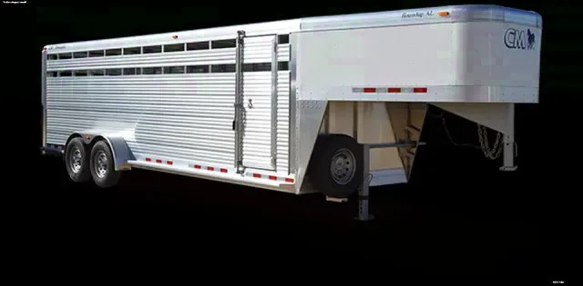 20FT LIVESTOCK TRAILER WITH 2-7000LB AXLES