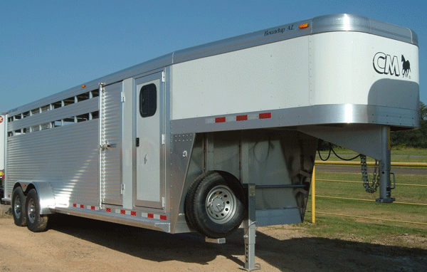 Aluminum 24ft Livestock Trailer w/Dressing Room