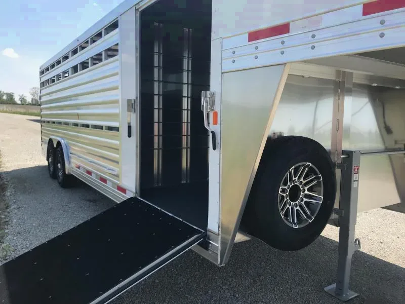 24ft Livestock Trailer w/ Cut gate