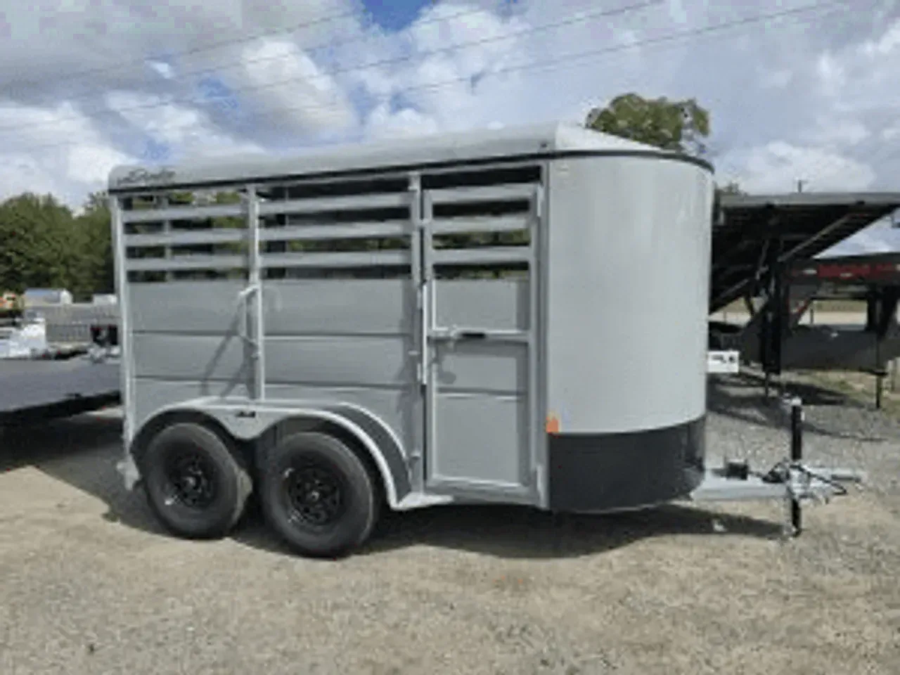 Livestock/Horse Trailer 2026 6X12 Delta Trailers 6X12 500ES Livestock Bumper Pull Trailer -AGLS612-070615 6 ft. x12 ft.