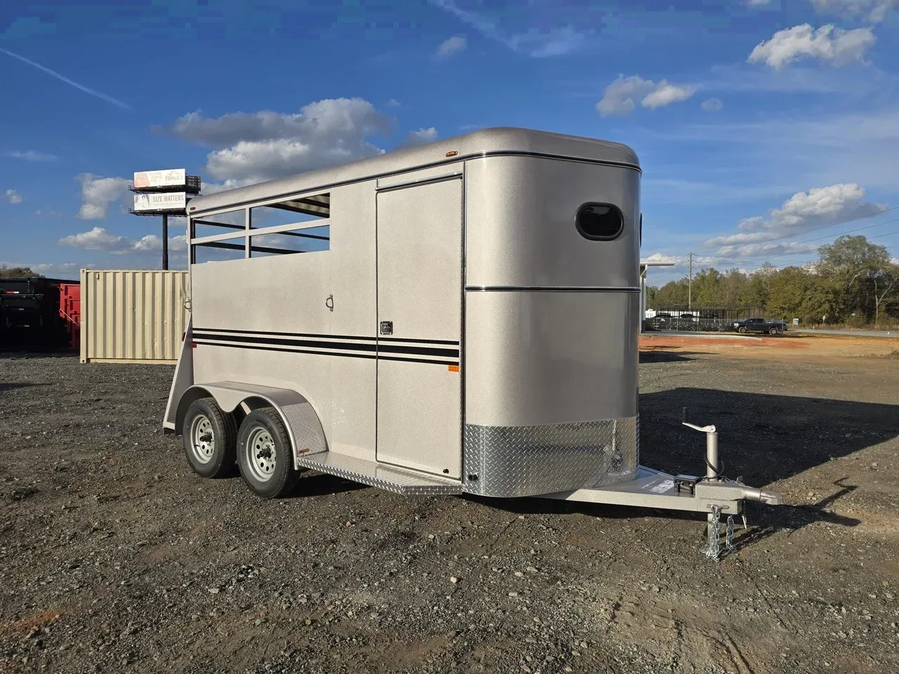 Livestock/Horse Trailer 2026 6X13 Bee Trailers 2 Horse Bumper Pull Durango Model -AGLS613-277905 6 ft. x13 ft.