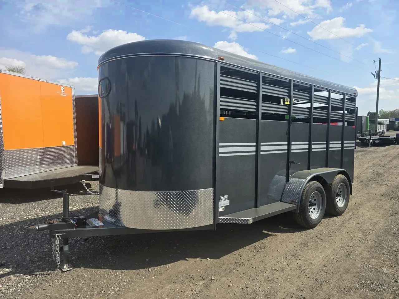 Livestock/Horse Trailer 2026 6X16 Bee Trailers 6×16 Livestock Bumper Pull Trailer -agls616-277906 6 ft. x16 ft.
