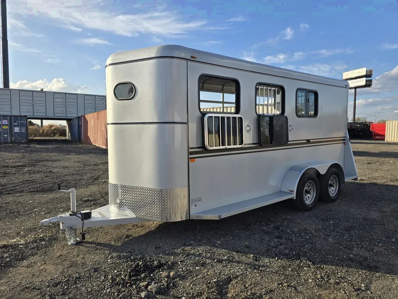 Livestock/Horse Trailer 2026 6X16 Bee Trailers 6×16 3 Horse Durango Model Bumper Pull -AGLS616-3horse-277839 6 ft. x16 ft.