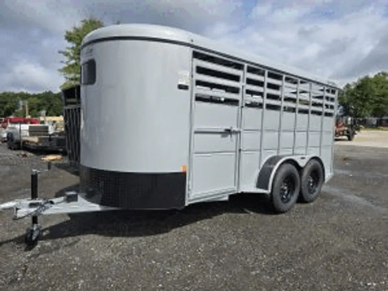 Livestock/Horse Trailer 2026 6X16 Delta Trailers 6×16 500 COMBO livestock 3 Horse Slant Load Trailer -agls616-072205 6 ft. x16 ft.