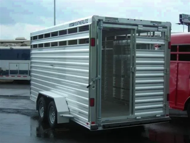 16ft Bumper Pull TA Stock Trailer