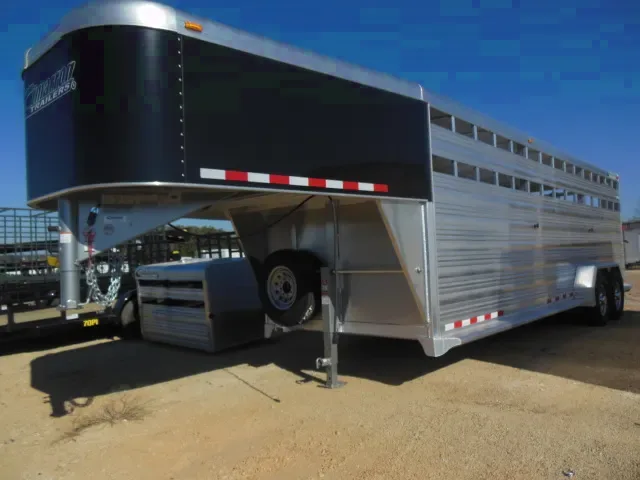 24ft Stock Trailer w/ Escape Door