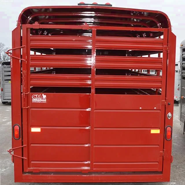 14ft Bumper Pull Livestock  Rounded Front with Window