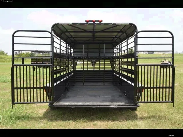 Black GN 16ft Cattle Trailer