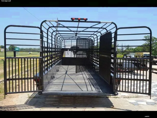 28ft Cattle Trailer-Black