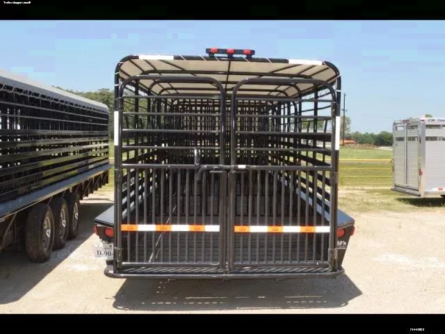 Black Steel 32ft Cattle Trailer