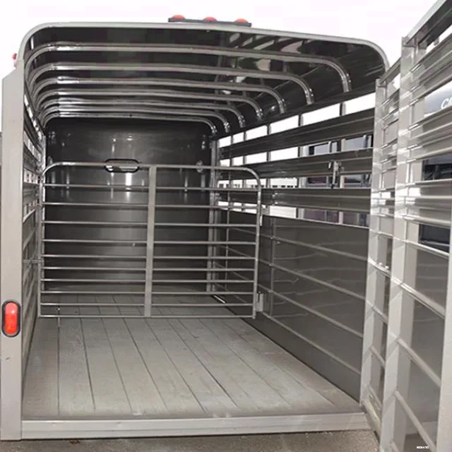 Arizona Beige  16ft Livestock Trailer w/ 3500lb  Axles