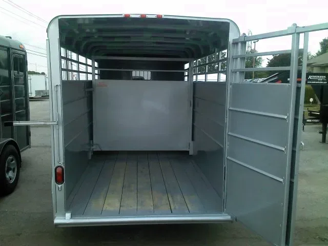 16ft Steel Bumper Pull Stock Trailer