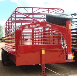 16ft Livestock Trailer w/High Brush Fenders