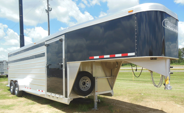 Stock Trailer w/side and rear ramp 24ft
