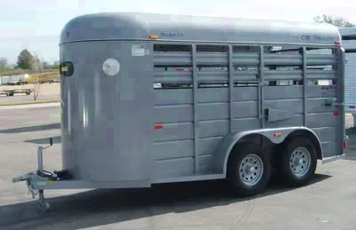 16ft steel frame, livestock trailer