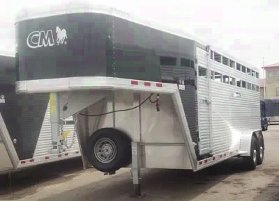 20ft Aluminum Livestock Trailer w/Center Gate