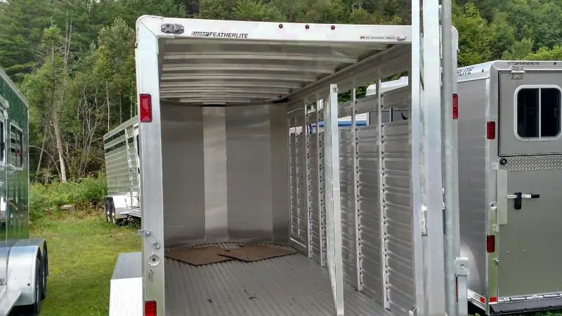 16ft Bumper Pull Aluminum Stock Trailer
