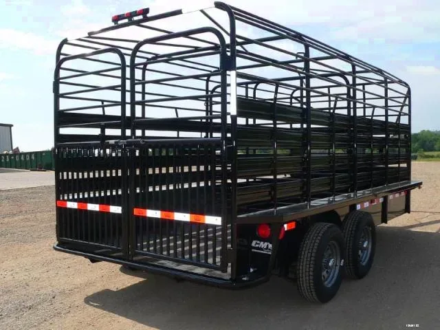 Black 16ft Stock Gooseneck