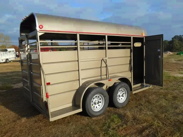 14ft Stock Trailer Bumper Pull