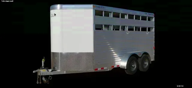 2 Horse Slant Load-STEEL WHITE