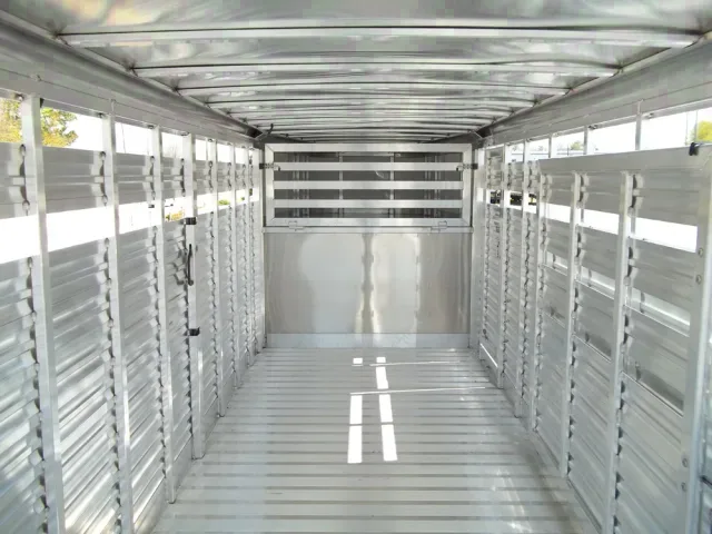 24ft All Aluminum Livestock Trailer