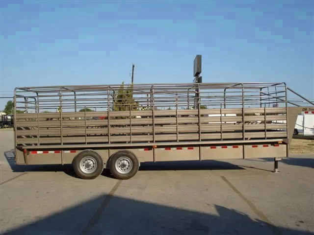 20ft Stock Trailer w/Tandem 5200 lb Axles