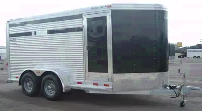 16ft Aluminum Livestock Bumper Pull