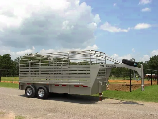 Bar Top 20ft Gooseneck Cattle Trailer