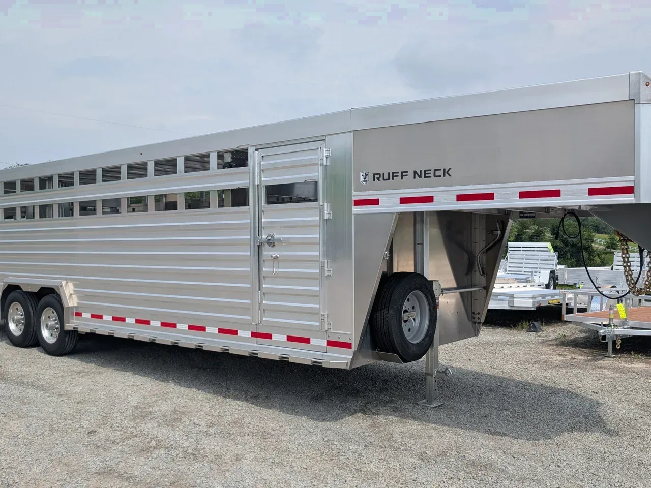 2026 EBY RUFF NECK 8 x 26 Gooseneck Aluminum Stock Trailer