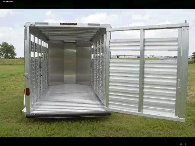 14ft Aluminum BP-Livestock Trailer