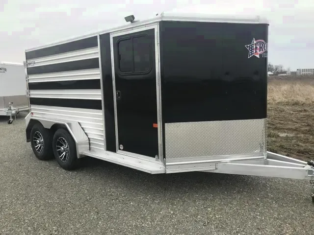 Bumper Pull 12ft Low Pro 4 Pen Livestock Trailer