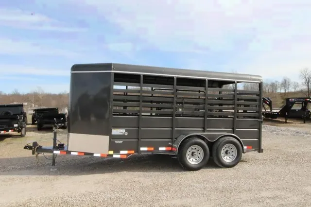 2025 Delco 6.5x16 Bumper Pull Livestock Trailer - Patton, MO