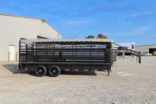 2025 Delco 6.5x20 Gooseneck Livestock Trailer - Patton, MO