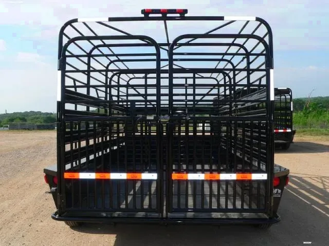 16ft Livestock Trailer Gooseneck Bar Top