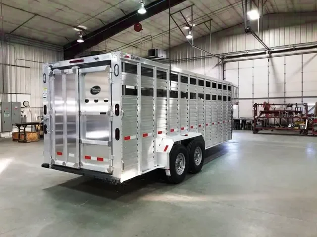 Gooseneck 20FT Livestock Trailer-ALL ALUMINUM