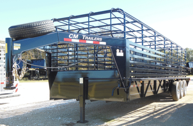 36ft Gooseneck Livestock Cattle Trailer