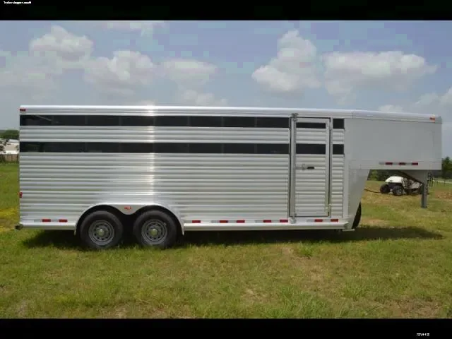20ft GN Aluminum Stock Trailer