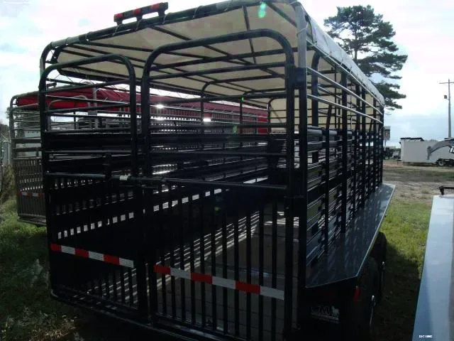 16ft Livestock Trailer with Canvas