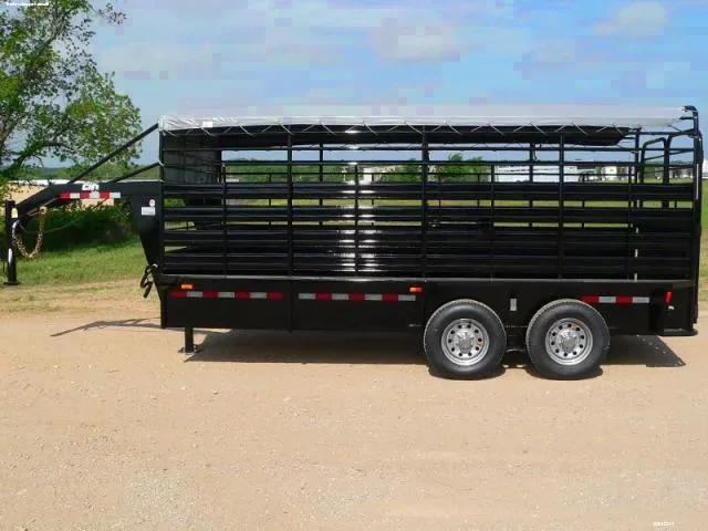 20ft Bar Top GN Cattle Trailer