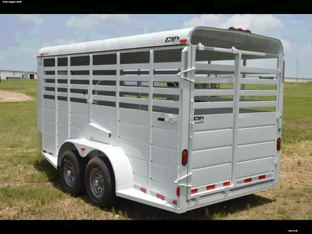 16ft Steel Bumper Pull 5200# Axles
