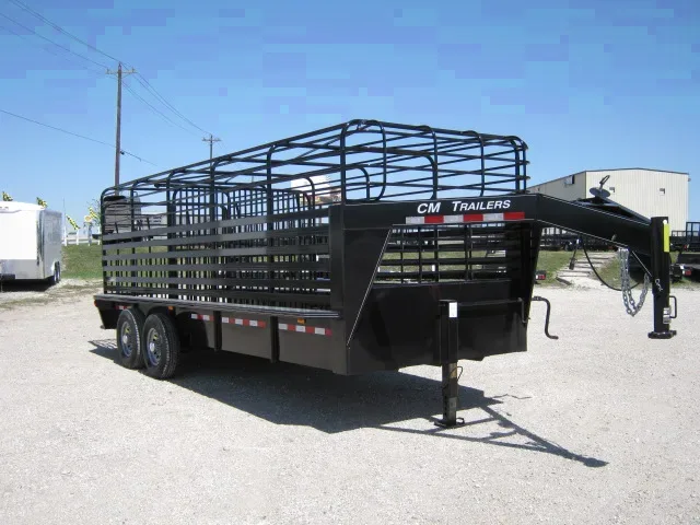 24ft High Brush Fender Cattle Trailer