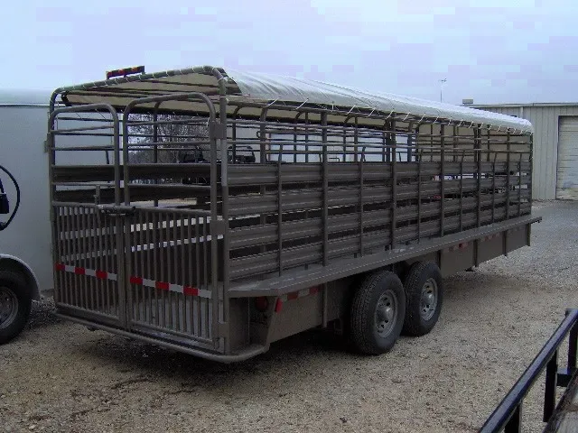 24ft Charcoal Cattle Trailer