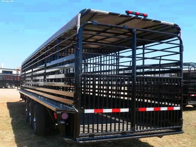 24ft Livestock Trailer with Covered Tarp