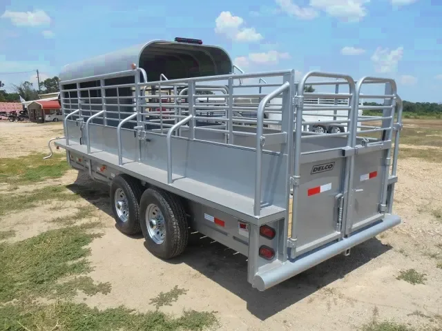 20ft Half Top Stock Trailer