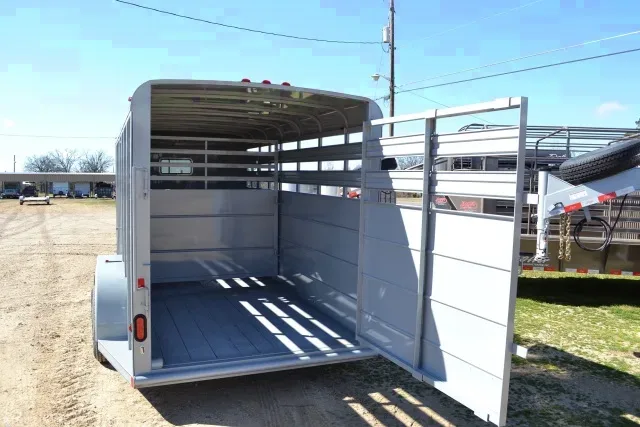 16ft Bumper Pull Stock Trailer w/6'6 Interior Height