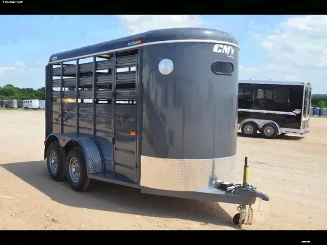 Charcoal 14ft BP Stock Trailer
