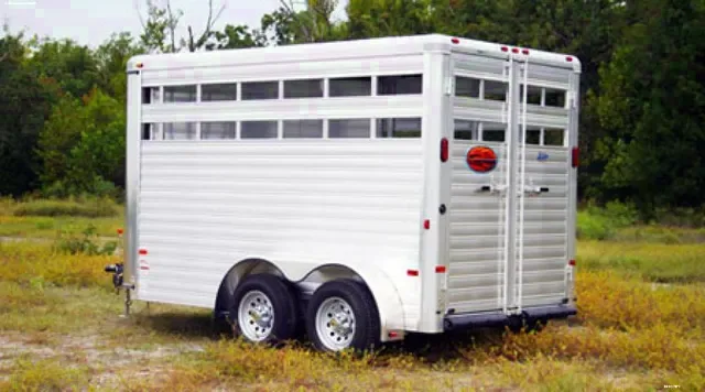16ft Aluminum  BP Stock Trailer